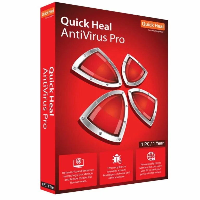 Quick Heal Pro 1 PC 1 Year Antivirus Royal Computer Solution