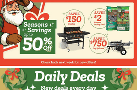 Seasons Savings Up To 50% Off + Daily Deals at Tractor Supply