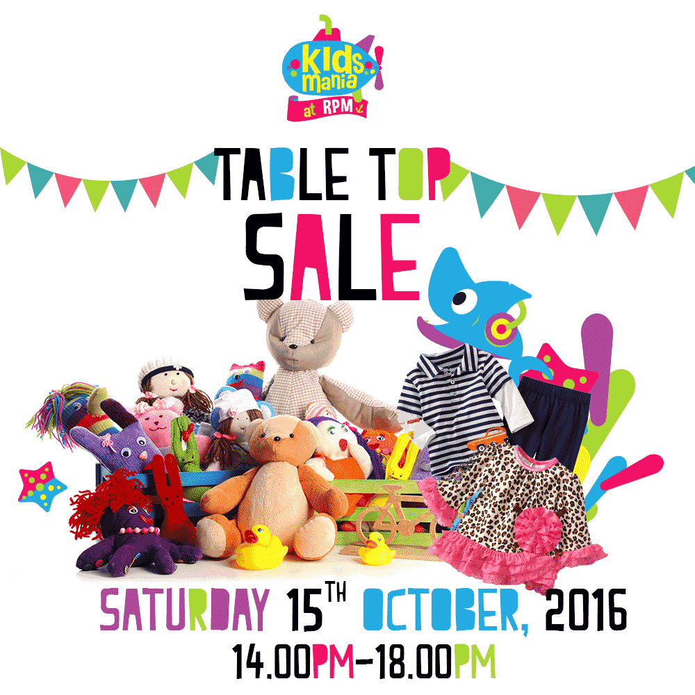 Kids Mania Table Top Sale Royal Phuket Marina