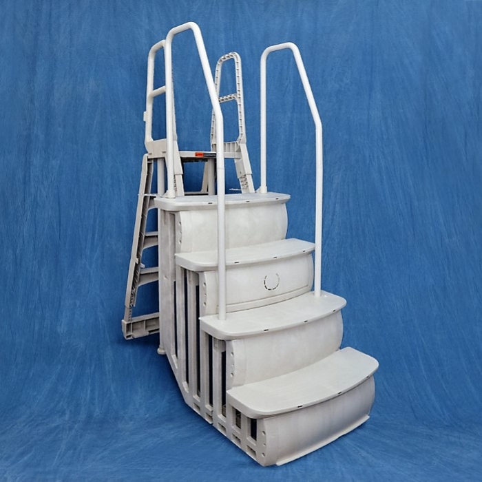 Smart Choice Ladder with Easy Entry Step Royal Swimming Pools