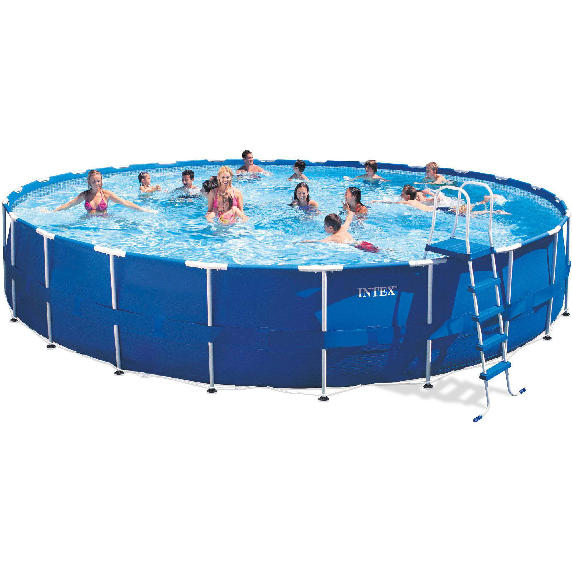 Intex 24� x 52" Metal Frame Above Ground Swimming Pool Intex 24� x 52" Metal Frame Above Ground Swimming Pool