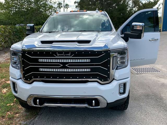 GMC 2500/3500 HD 2020+ RC4 DOUBLEX Layered with TWO 30" Curved LED Grille