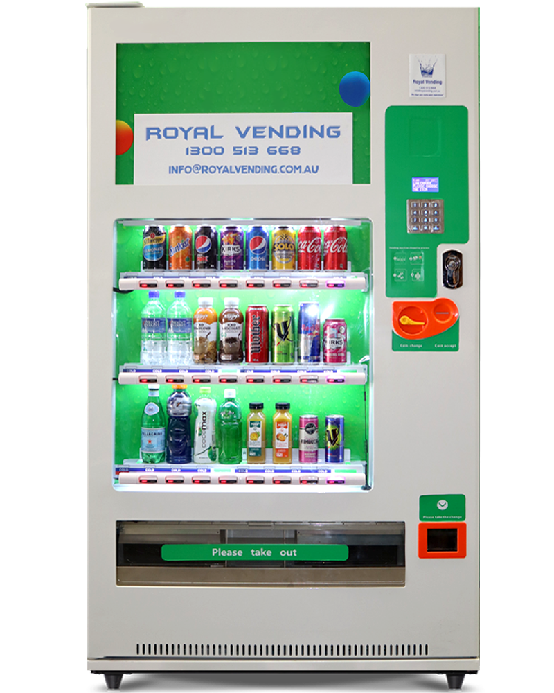 Buy Vending Machines Outright OR Free Hire Service Call 1300 513 6688