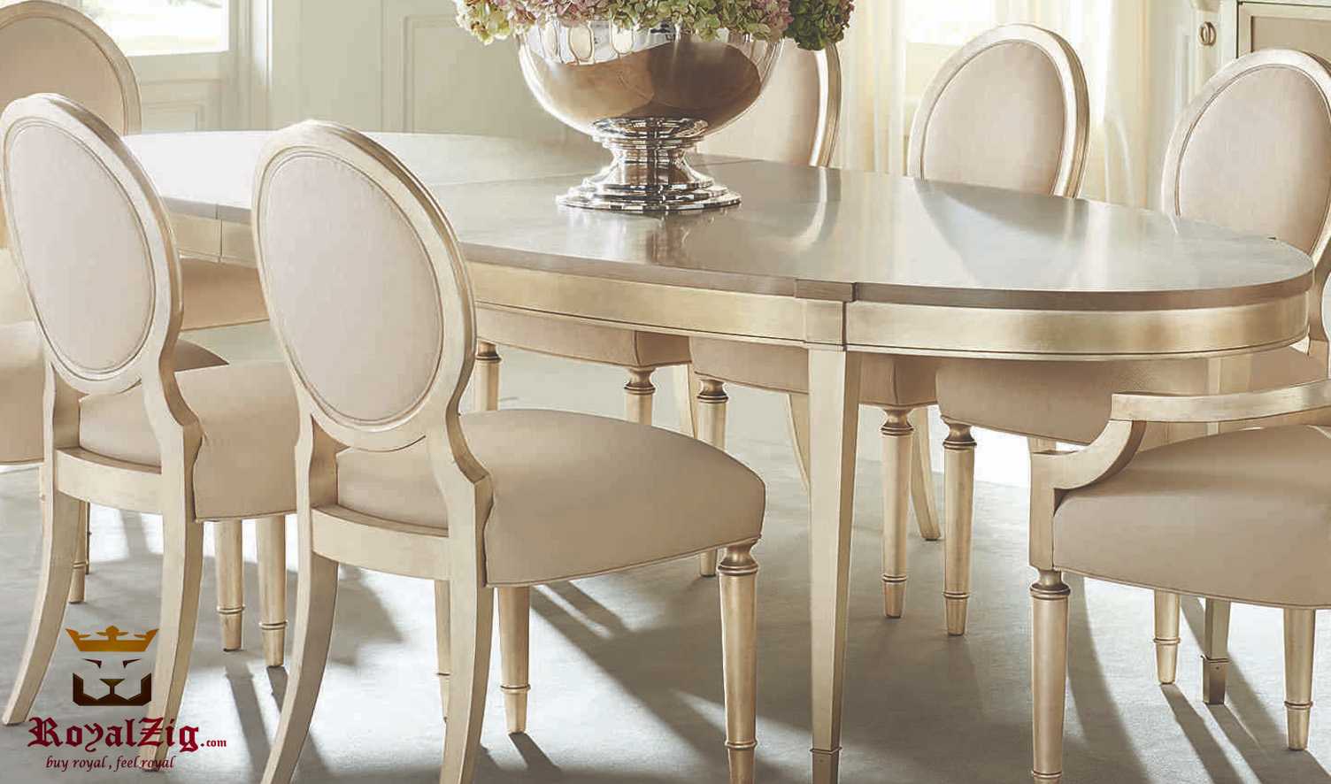 Glanbrook Modern Italian Style Round Dining Table Royalzig