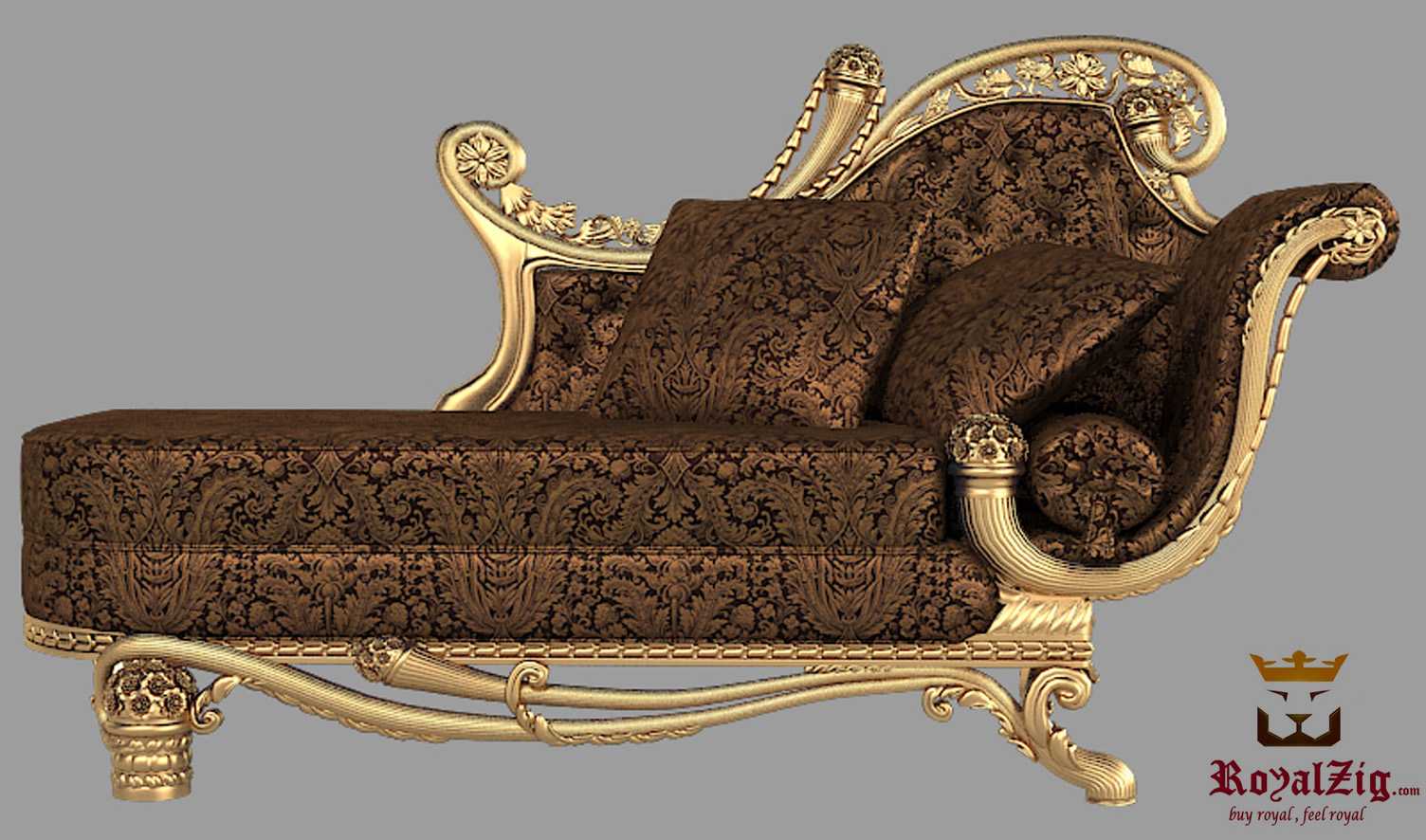 Italian Style Queen Chaise Lounge Royalzig