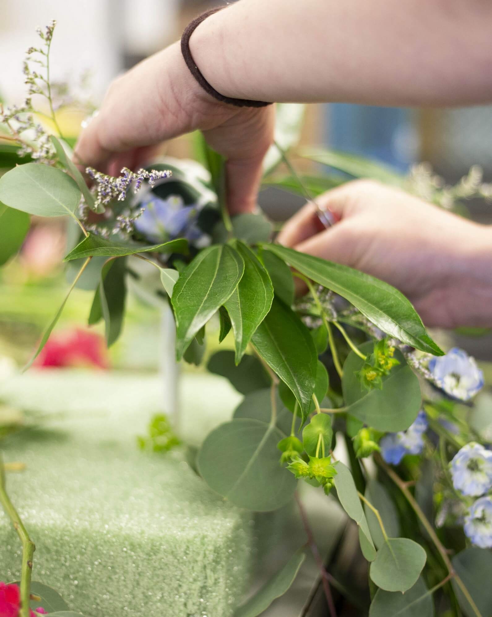 Line, Mass and Filler Flowers Arranging Flowers Royer's flowers and