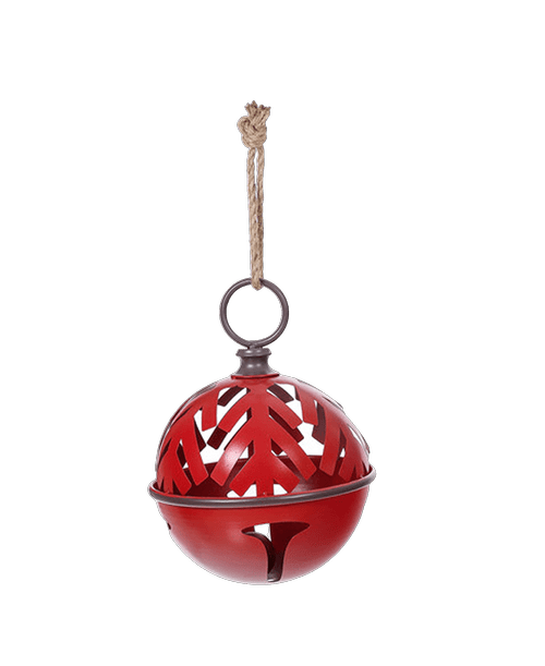 Metal Bell Ornament Xlg, Green 7025 Royer's flowers and gifts