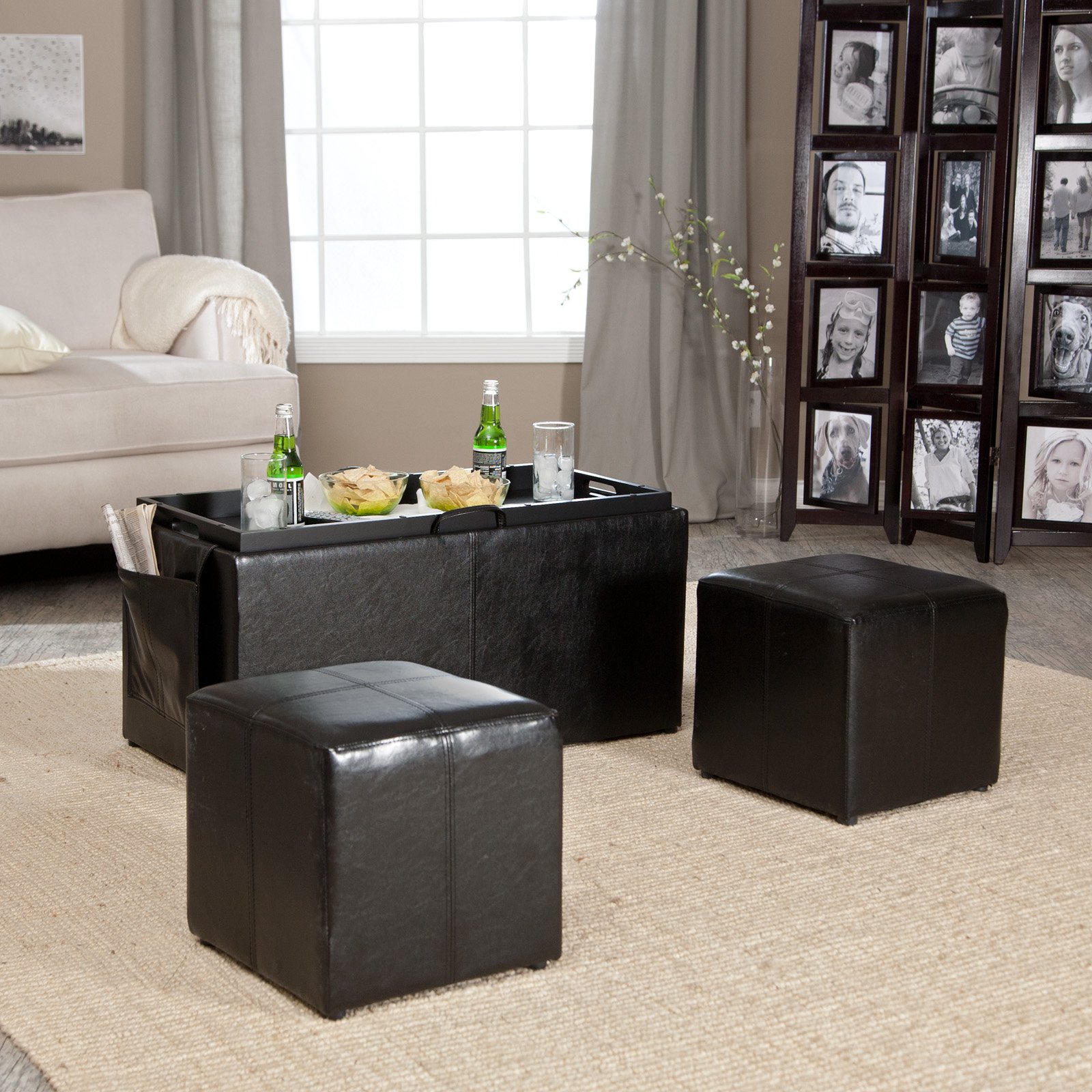 Black Coffee And End Table Sets Furniture