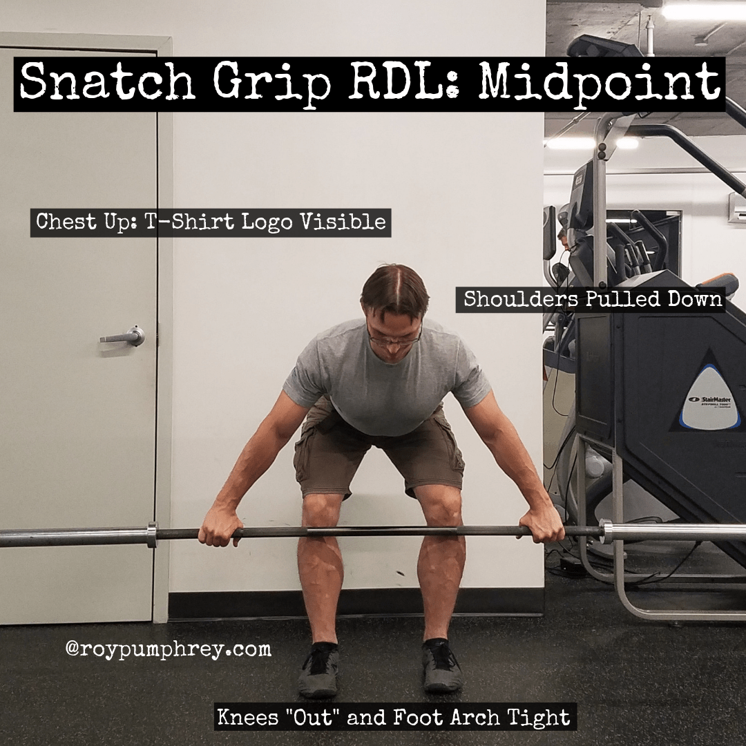 Snatch Grip RDL The Deadlift that Ensures a Clean Hip Hinge
