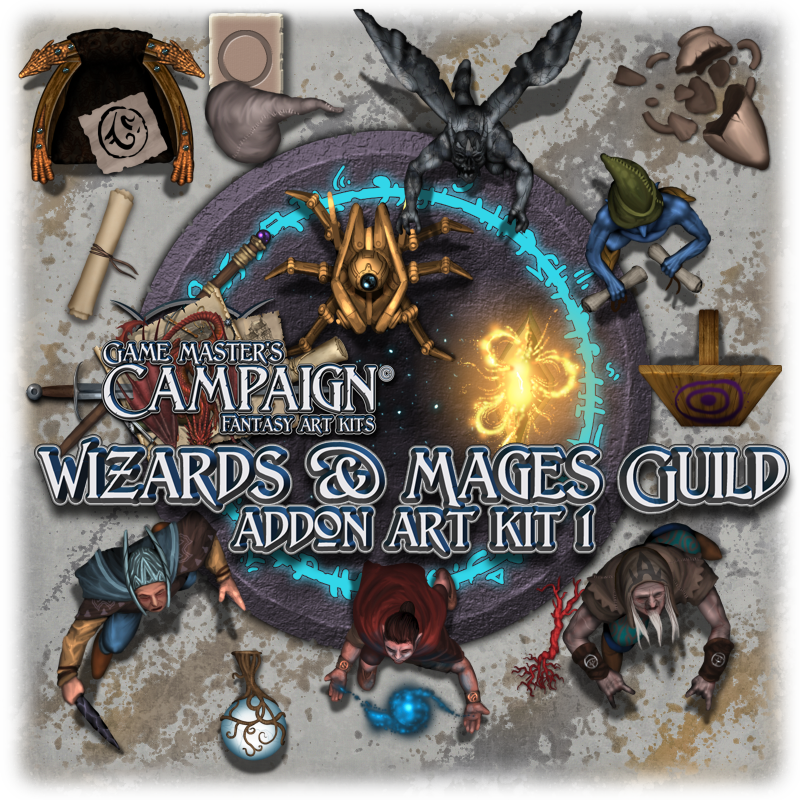 Wizards & Mages guild addon art kit Game Master's Campaign Rpg art kits