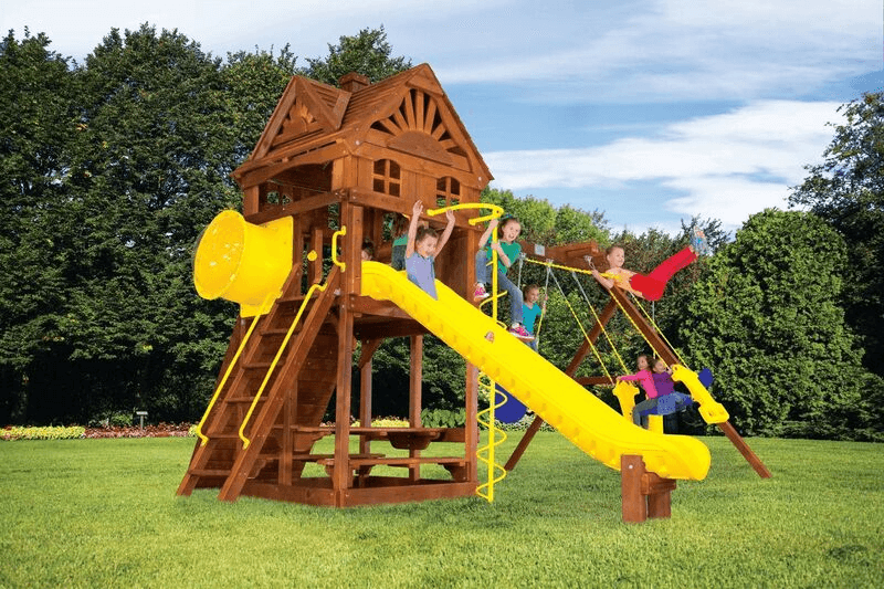 Rainbow Series Playsets Swing Sets San Antonio Wooden Playsets