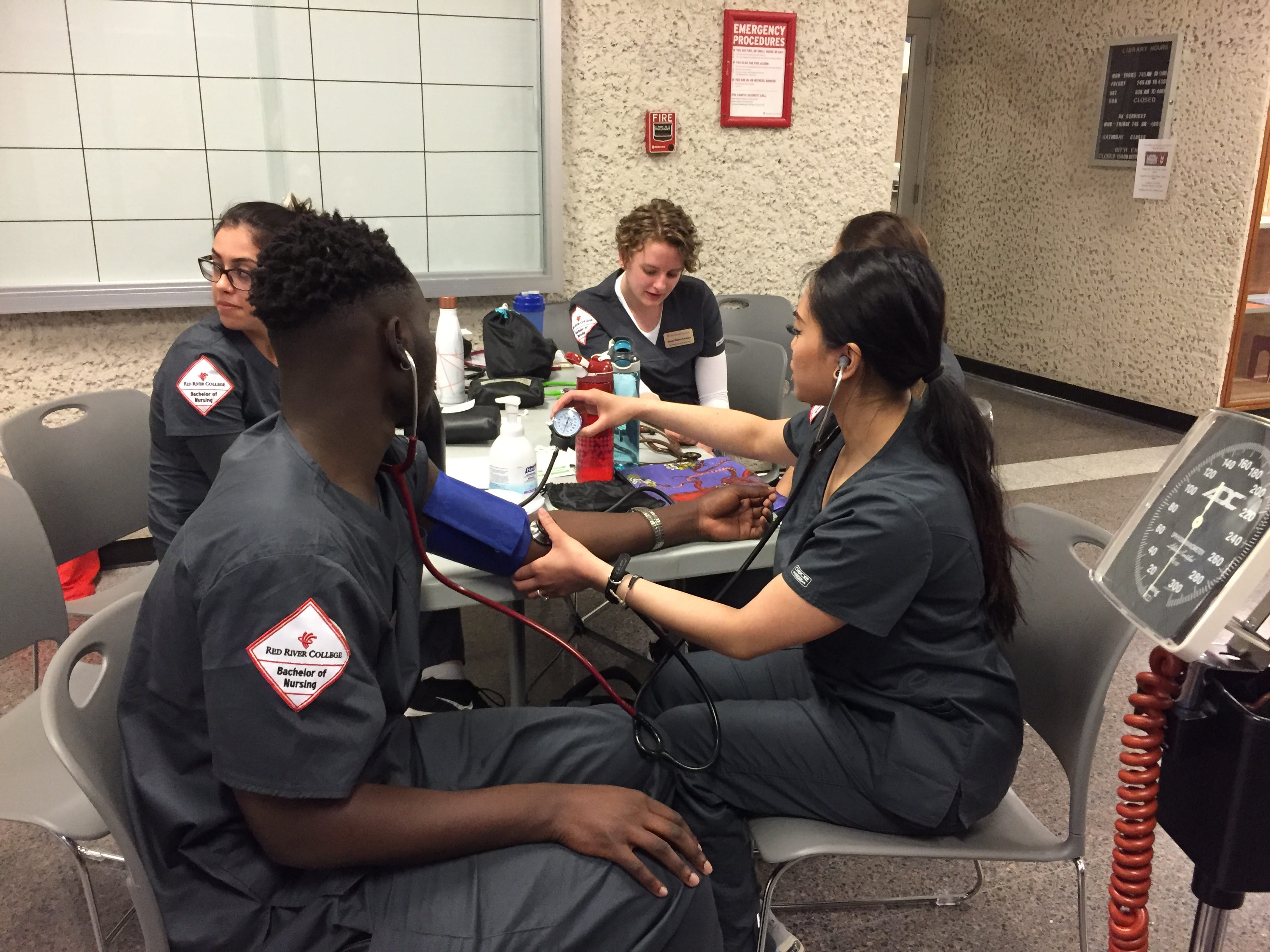 1st Year RRC Nursing Students Exposing the Silent Killer Red River