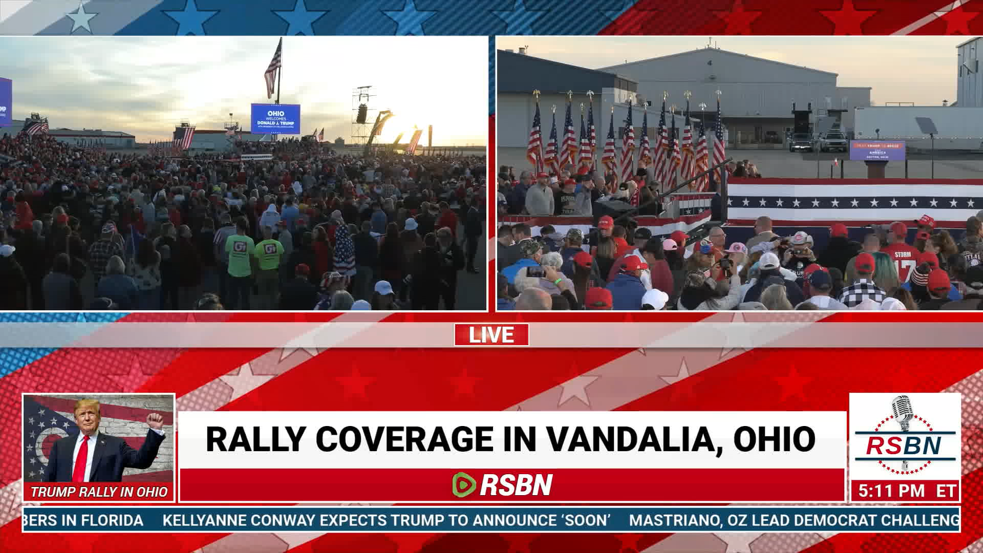 SPEECHES Save America Rally in Vandalia, OH 11/7/22