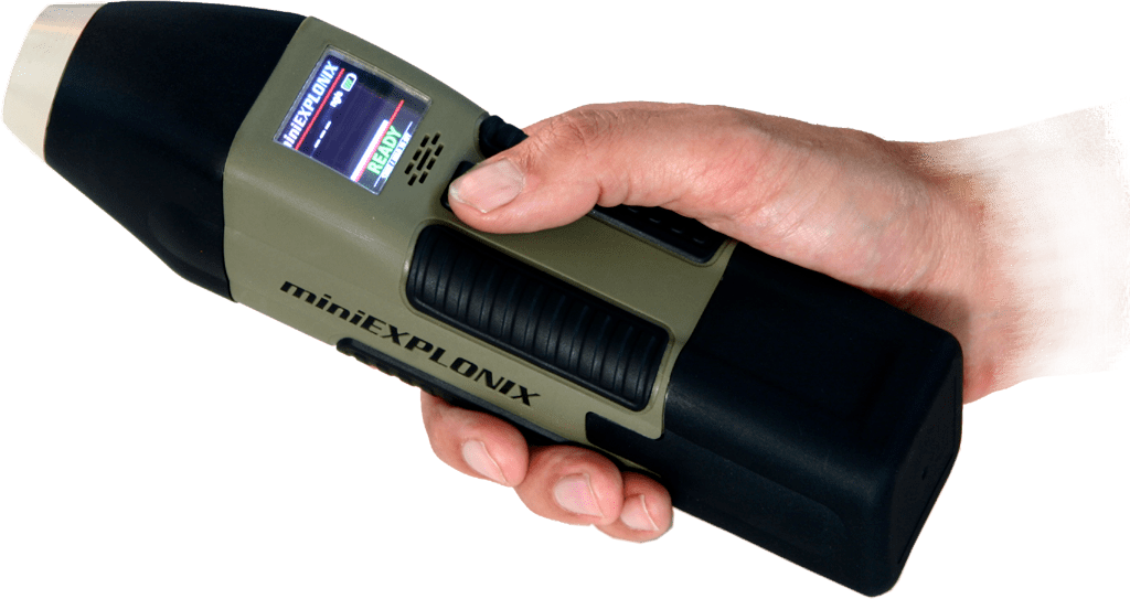 Smallest explosives detector miniEXPLONIX 3 RS DYNAMICS