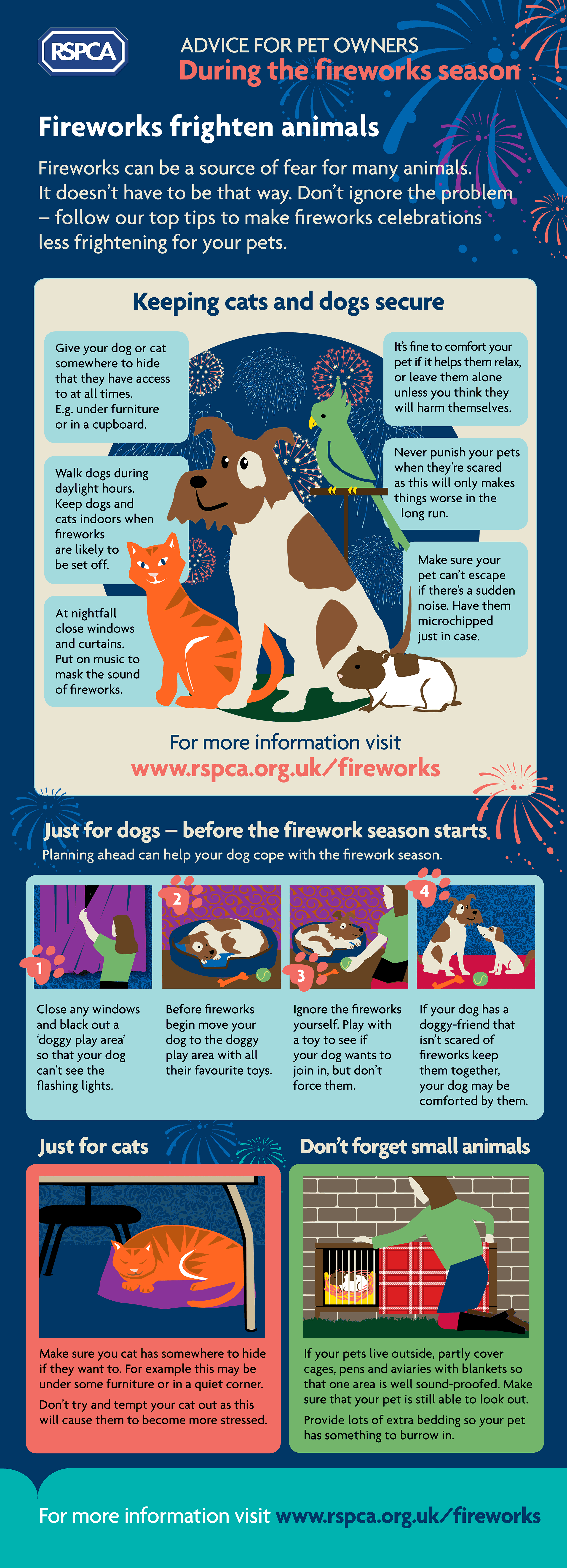 Fireworks & Pets Fireworks & pets advice