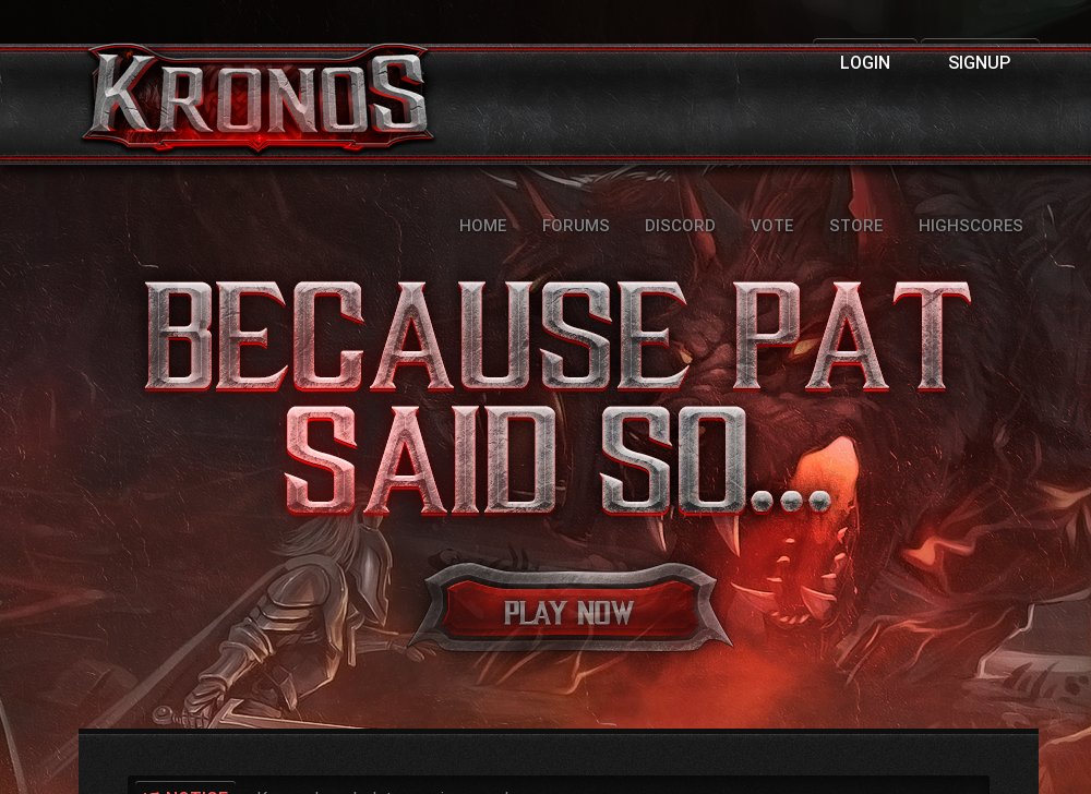 Kronos RSPS List RuneScape Private Servers