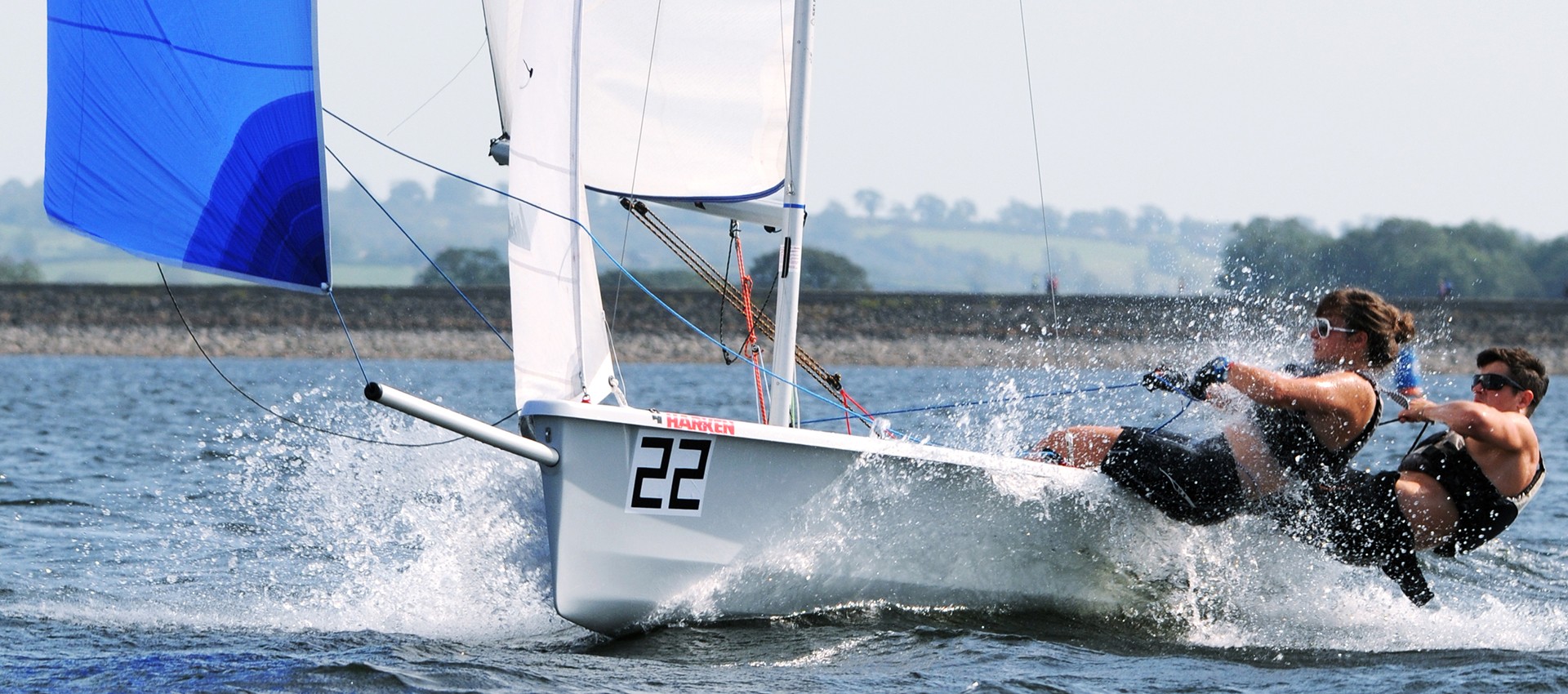 RS2000 Sailing Dinghy, a great racing sailboat.