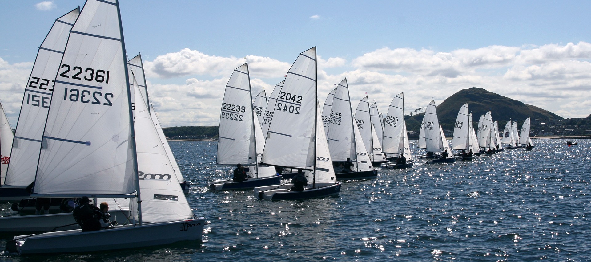 RS2000 Sailing Dinghy, a great racing sailboat.