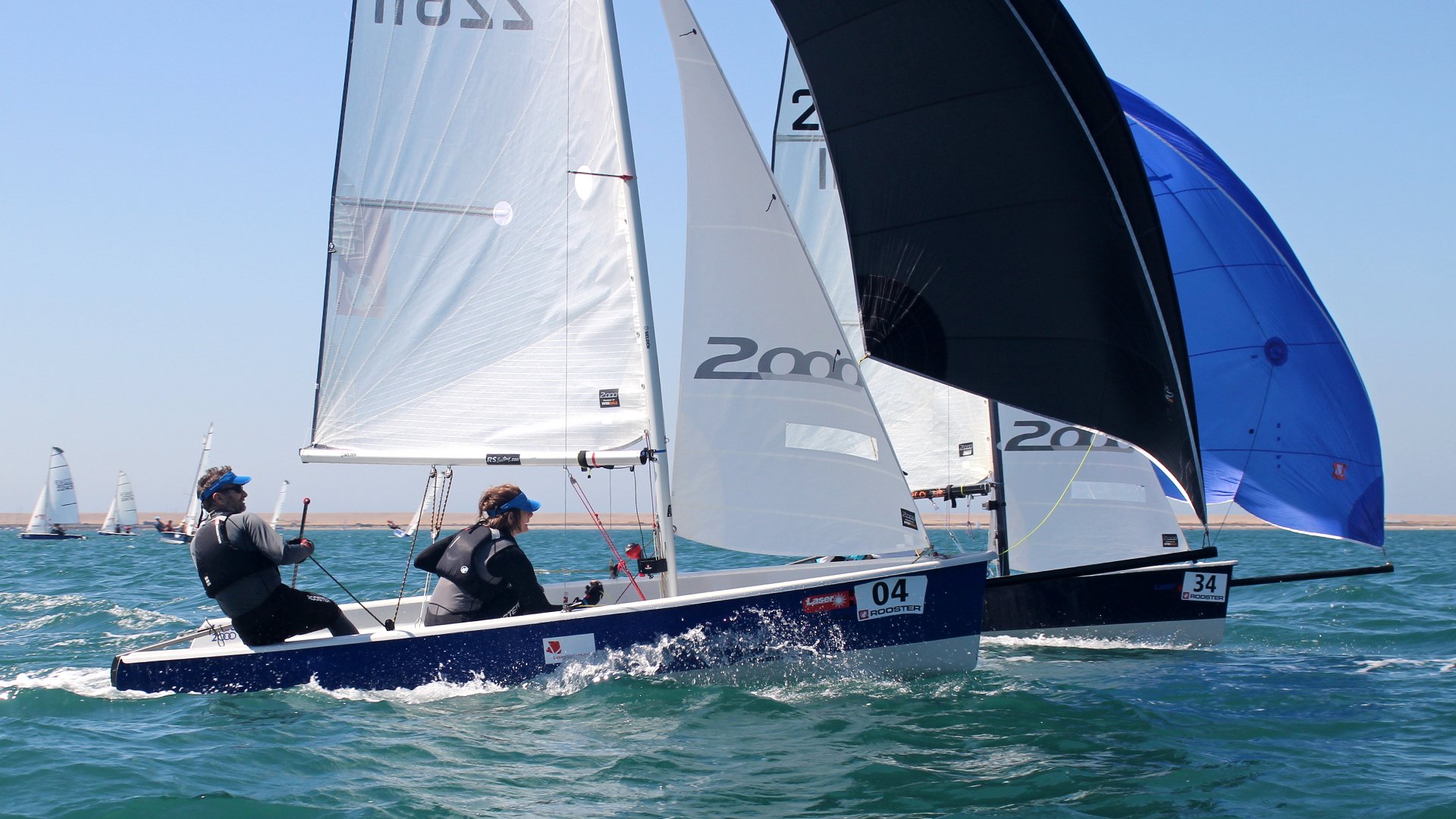 RS2000 Sailing Dinghy, a great racing sailboat.