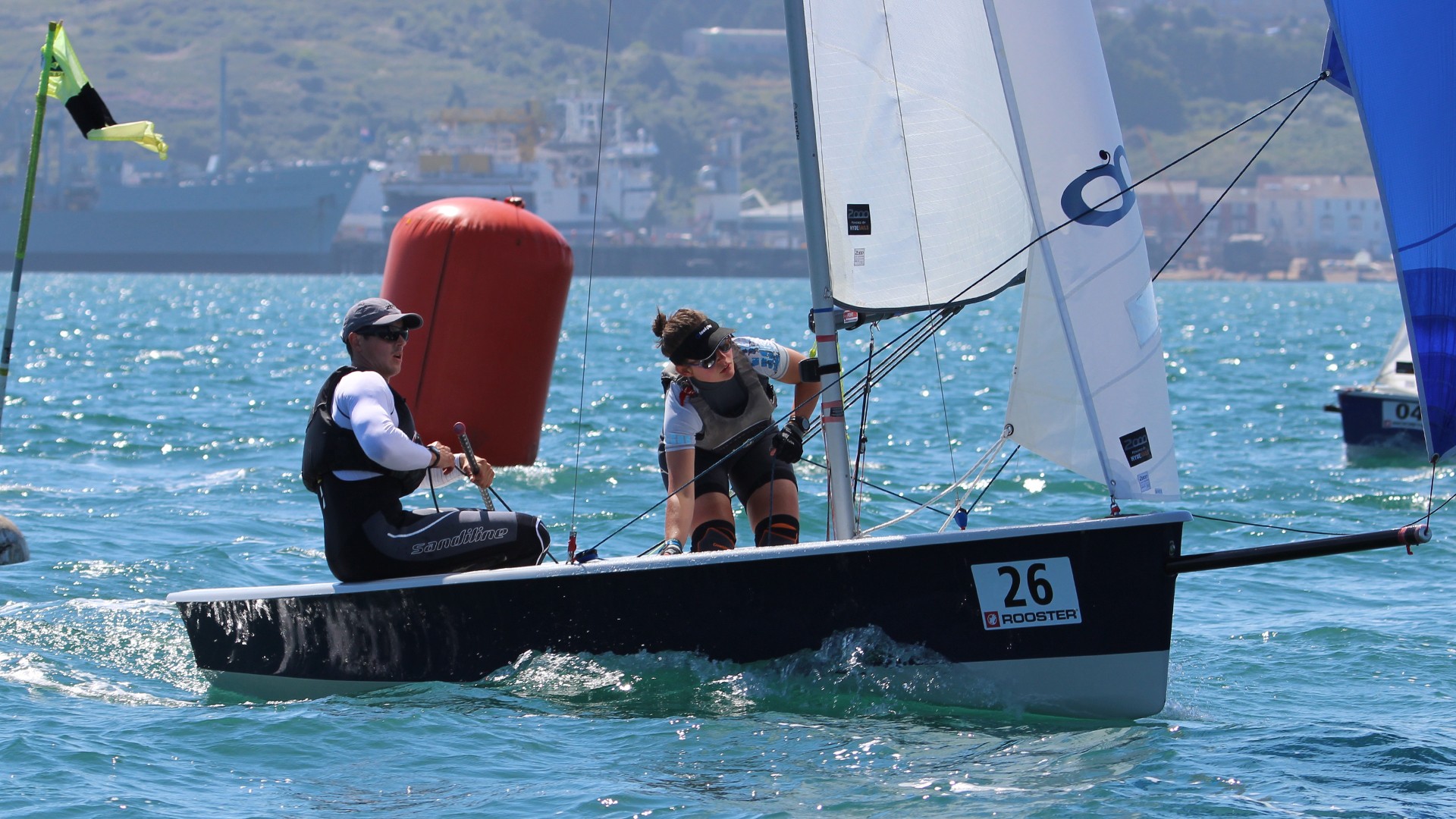 RS2000 Sailing Dinghy, a great racing sailboat.