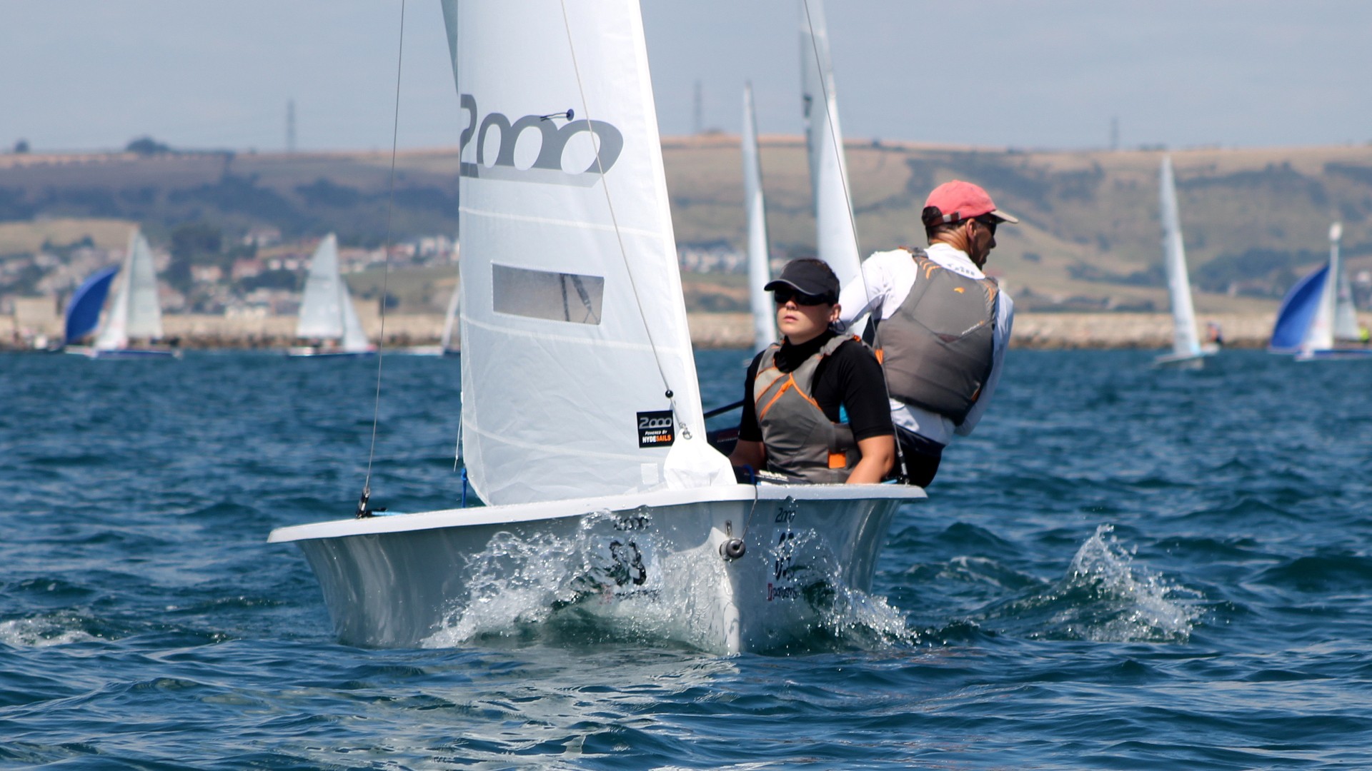 RS2000 Sailing Dinghy, a great racing sailboat.