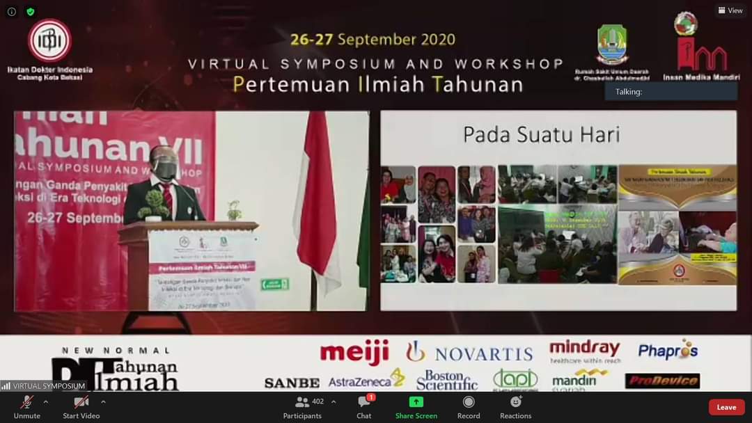 Webinar PIT IDI Bekasi Tahun 2020 di RSUD CAM Kota Bekasi