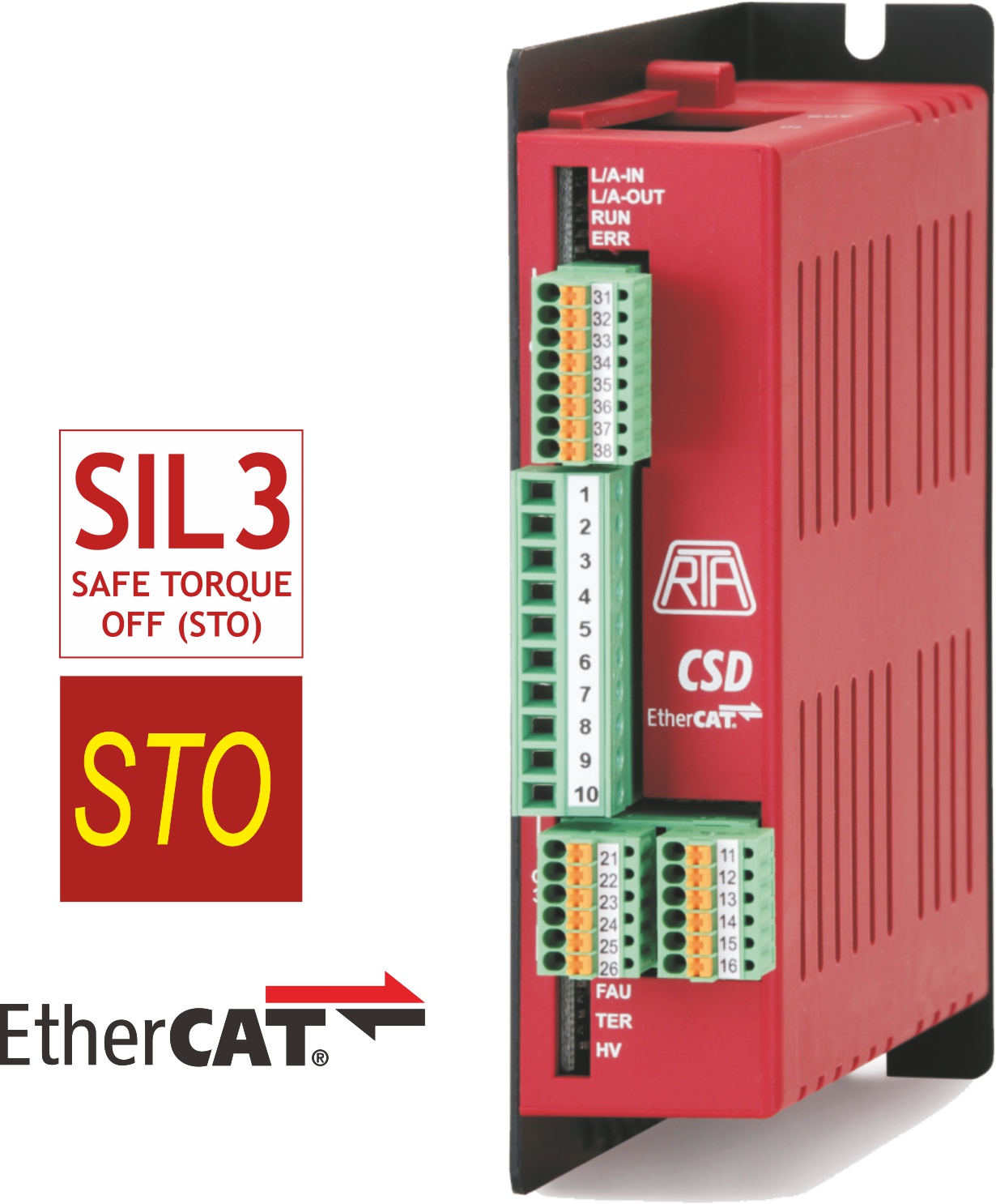 Stepping motor drive boxed CSD ET S4 (EtherCAT) CSD ET STEPPING