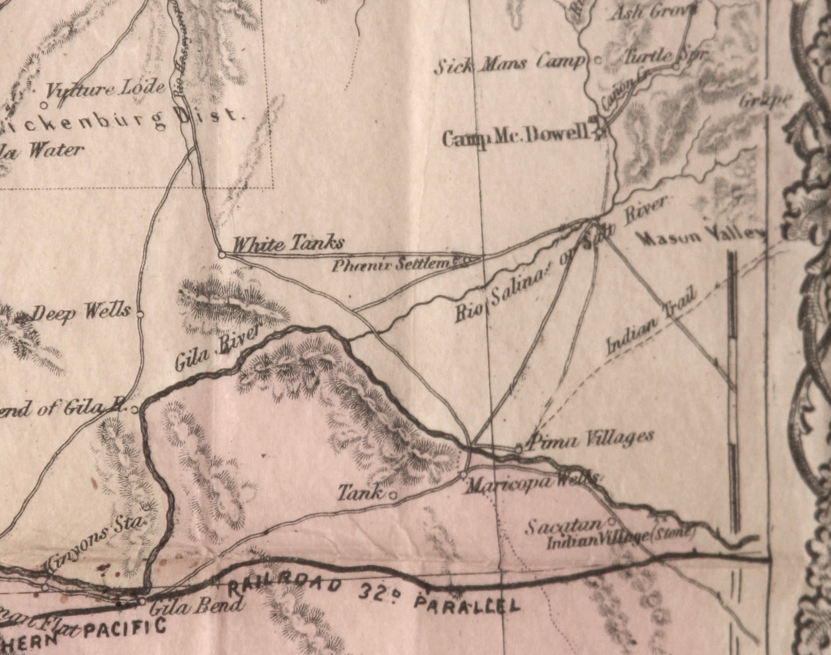 Bancroft's Map of California, Nevada, Utah and Arizona A. L. BANCROFT