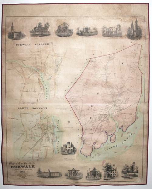 Map of the Town of Norwalk Richard CLARK