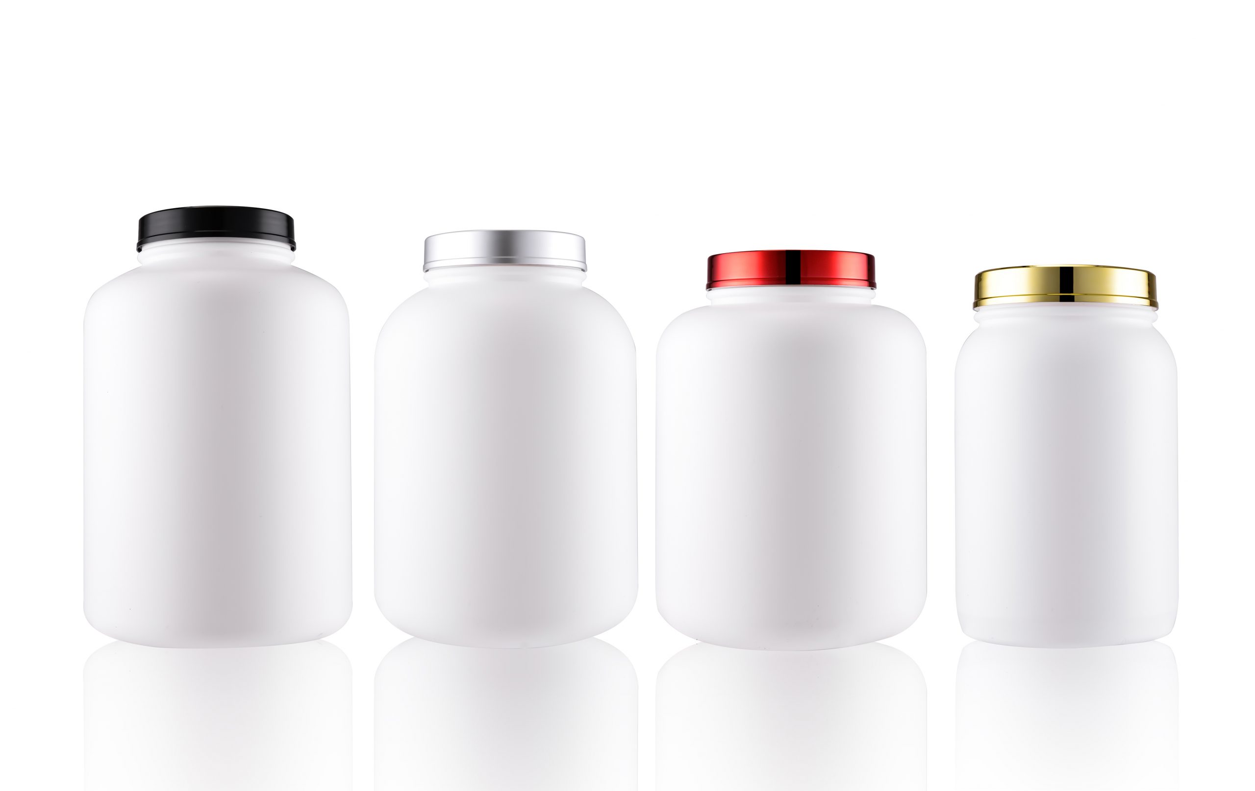 Hdpe Protein Jar Empty Plastic Protein Powder Container 500ml/4000ml