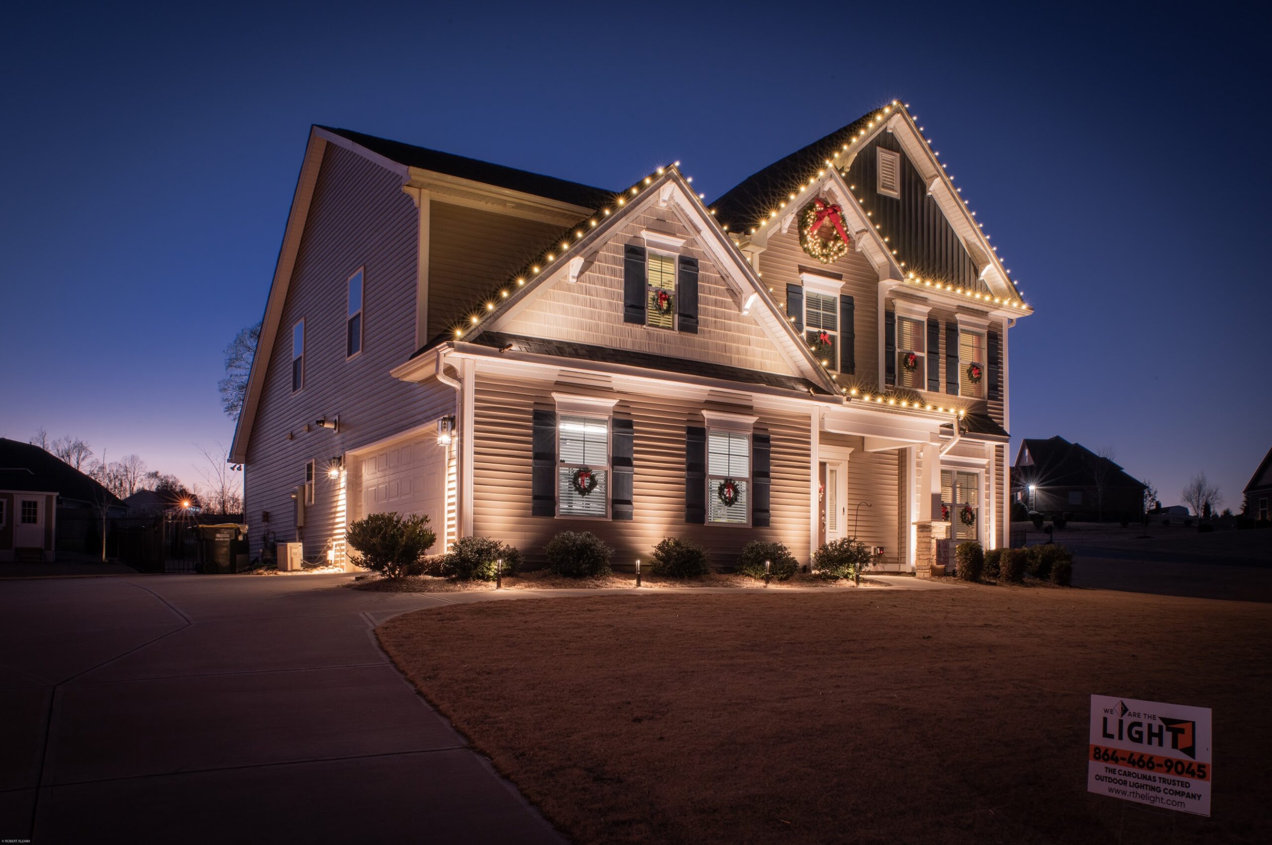 Holiday Lighting Installation Services In Greenville We Are The Light
