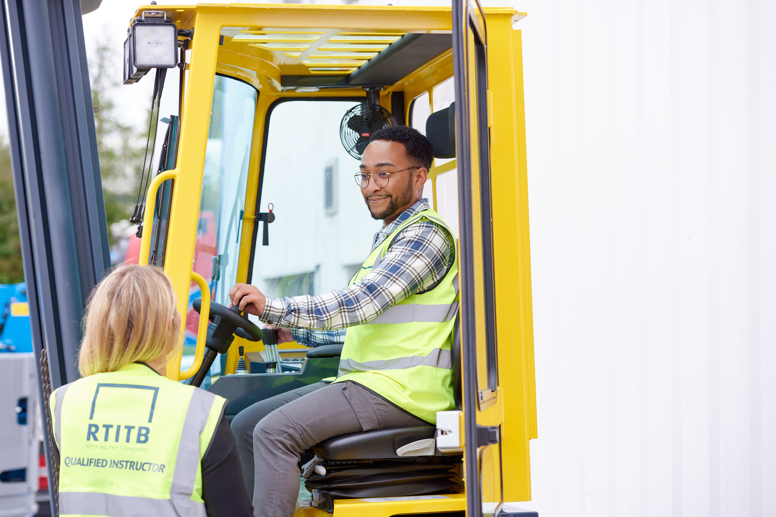 Retain lift truck operators with non-transferable operator training