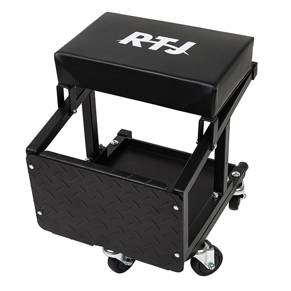 RTJ 400 lbs Capacity Mechanic Roller Seat and Stool Combo , Black