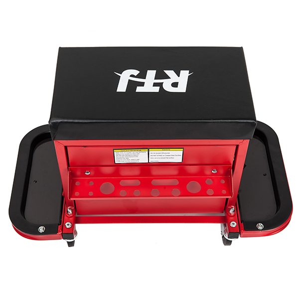 RTJ Tool Chest Roller Seat with 3 Drawers & 2 Trays and Pry Bar