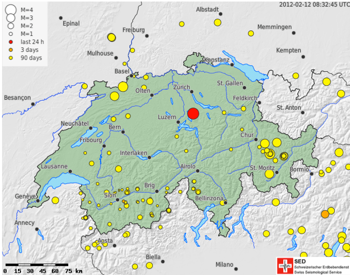 Les Points Clés À Connaître Sur La Carte Sismique Suisse Un séisme de 4,2 a secoué le nordest de la Suisse rts.ch Suisse
