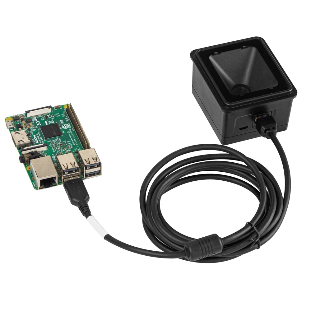 How to use embedded barcode scanner with Raspberry Pi