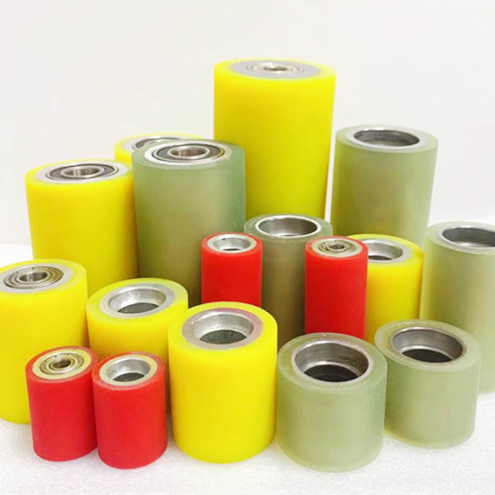 hard urethane 95A rubber roller wheels Factory direct sales