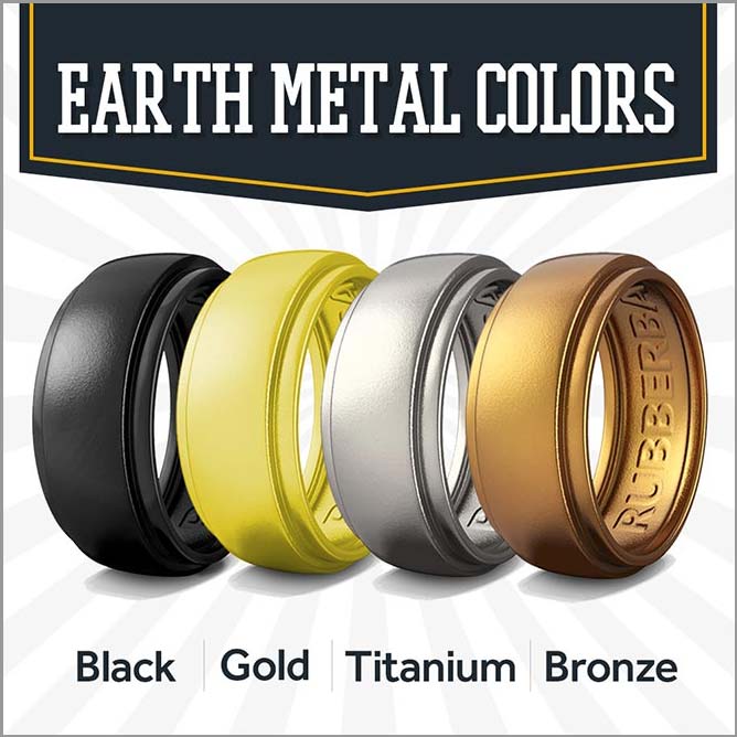 Rubber Wedding Bands for Men & Women Rubberbanditz