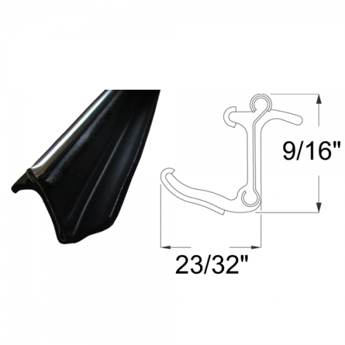 Window Sweeps / Fuzzies for Cars Rubber the Right Way