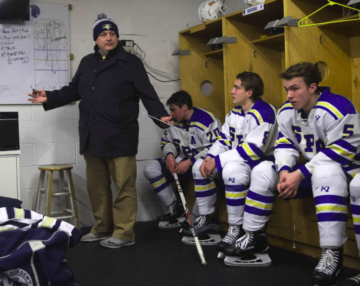 Boys hockey players push forward after departure of Head Coach Funk