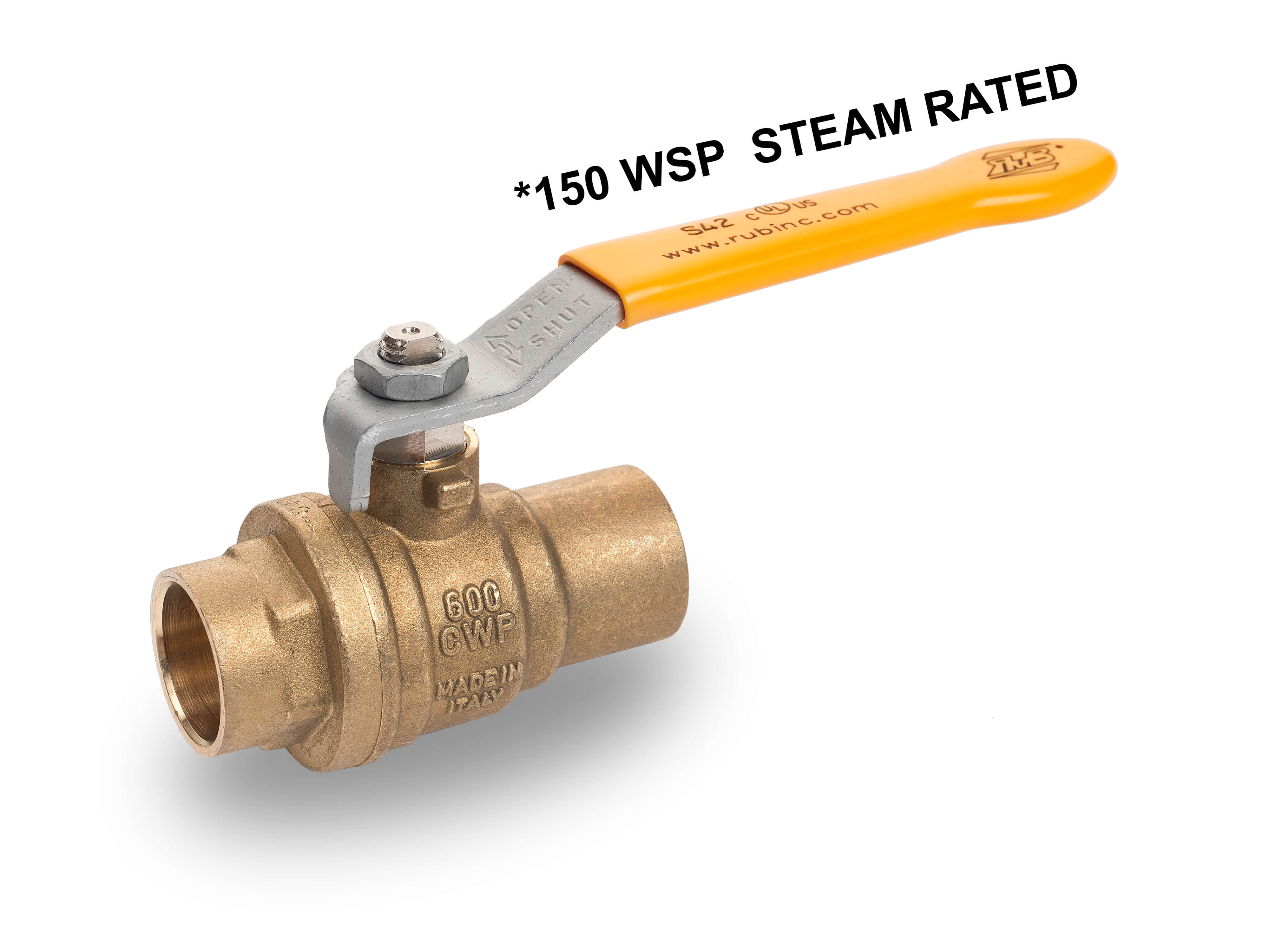 1/2" 3" Brass unplated Ball valves 2 way Ball valves s.42 RuB