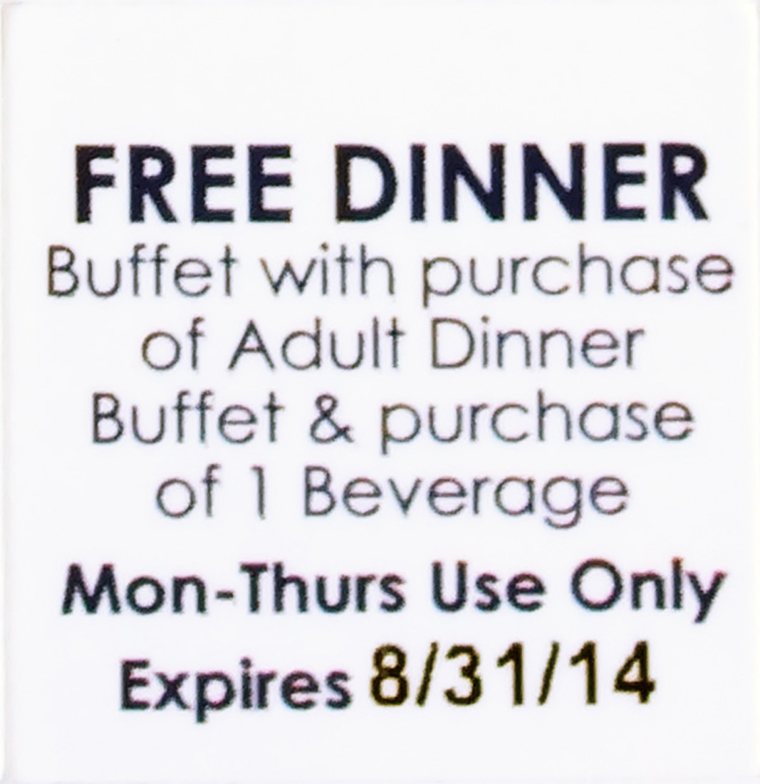 HomeTown Fire Mountain Granny's Buffet Ryan's BuyOneGetOne Coupon 8