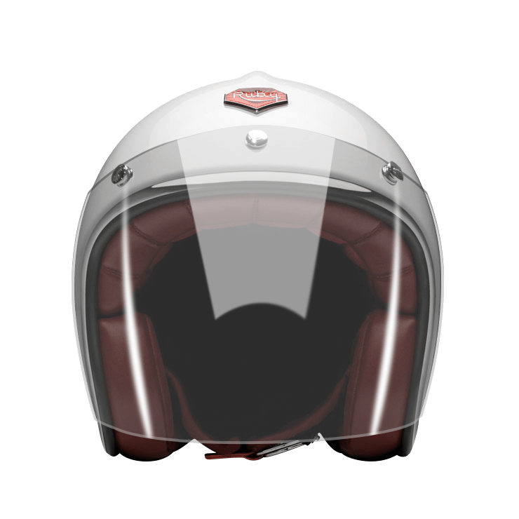 Open Face Helmet Visor Clear Official Site Buy online ruby helmet