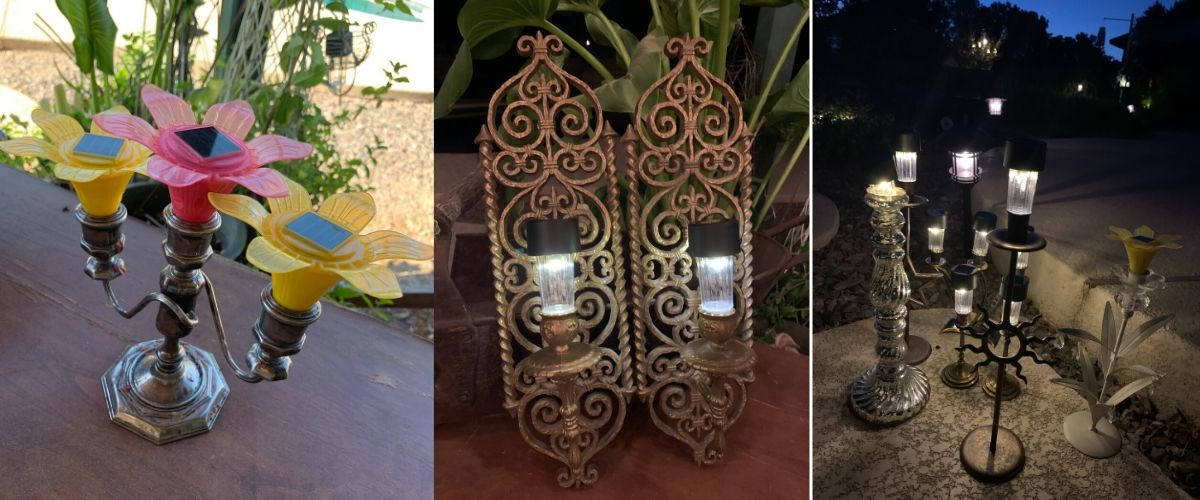 DIY Candelabra Solar Lighting For Your Backyard ⋆ Ruby Mae Jewelry