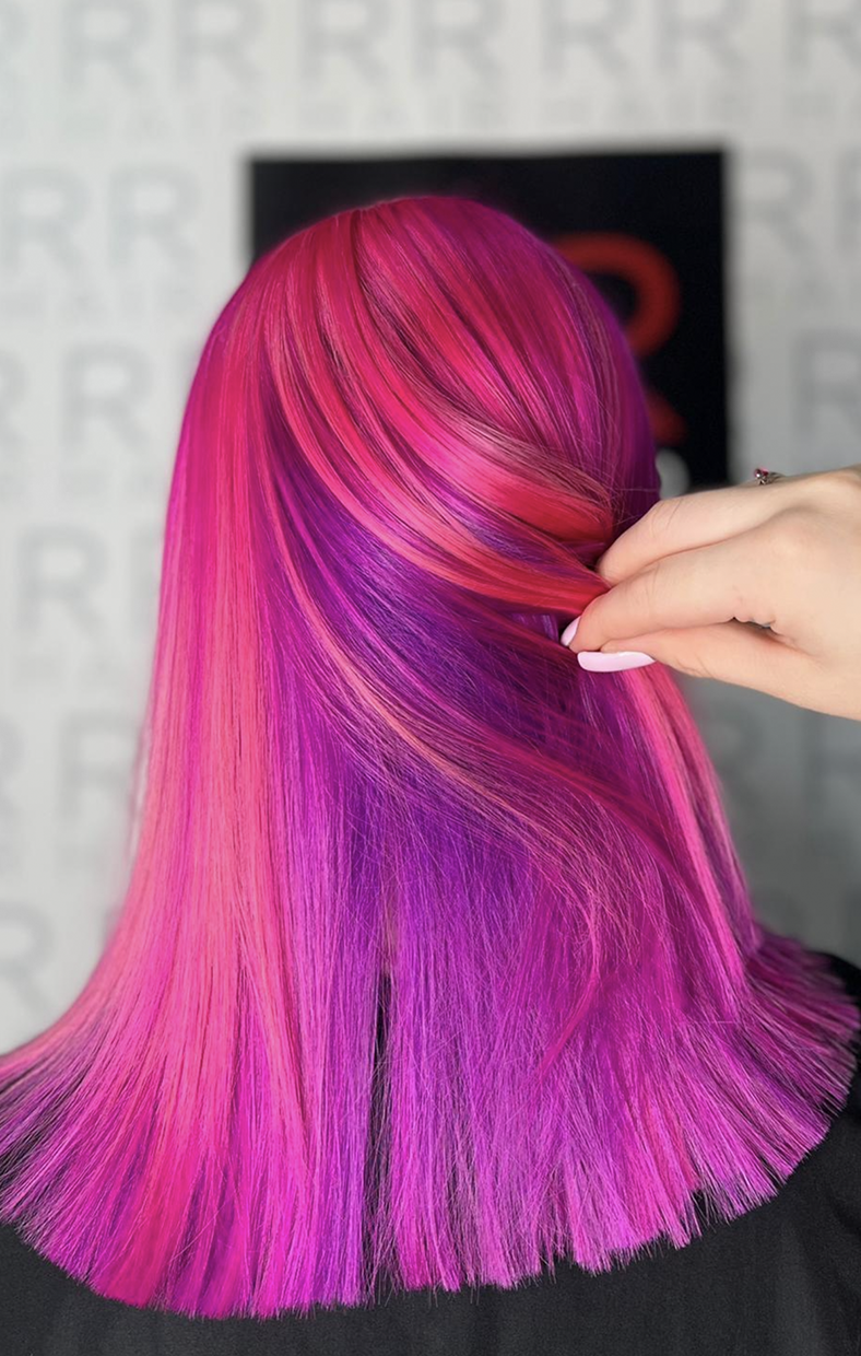 Vivid Ruby Reds Hairdressing Salon Hairdressers Reading