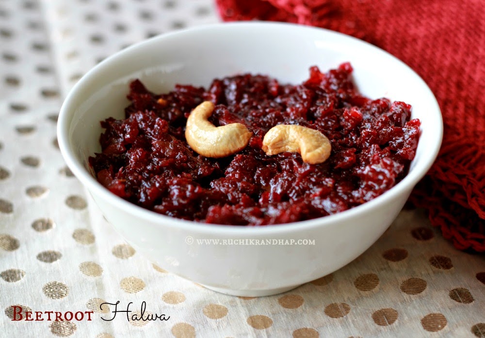 Beetroot Halwa Easy, Pressure Cooker Method Ruchik Randhap