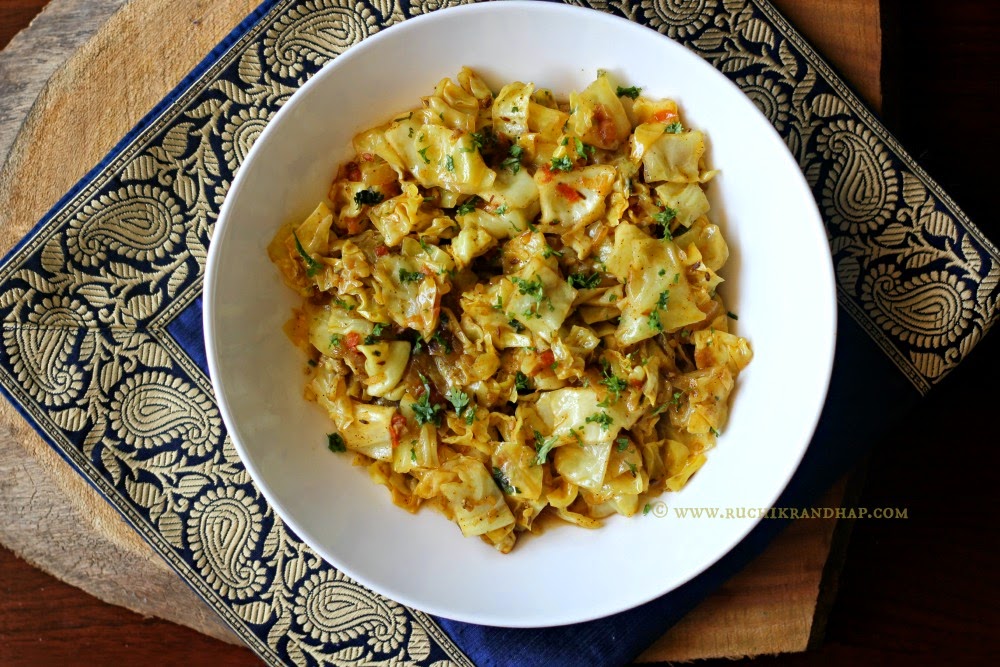 Cabbage Miryapito Mangalorean Catholic Style Pepper Cabbage (Using