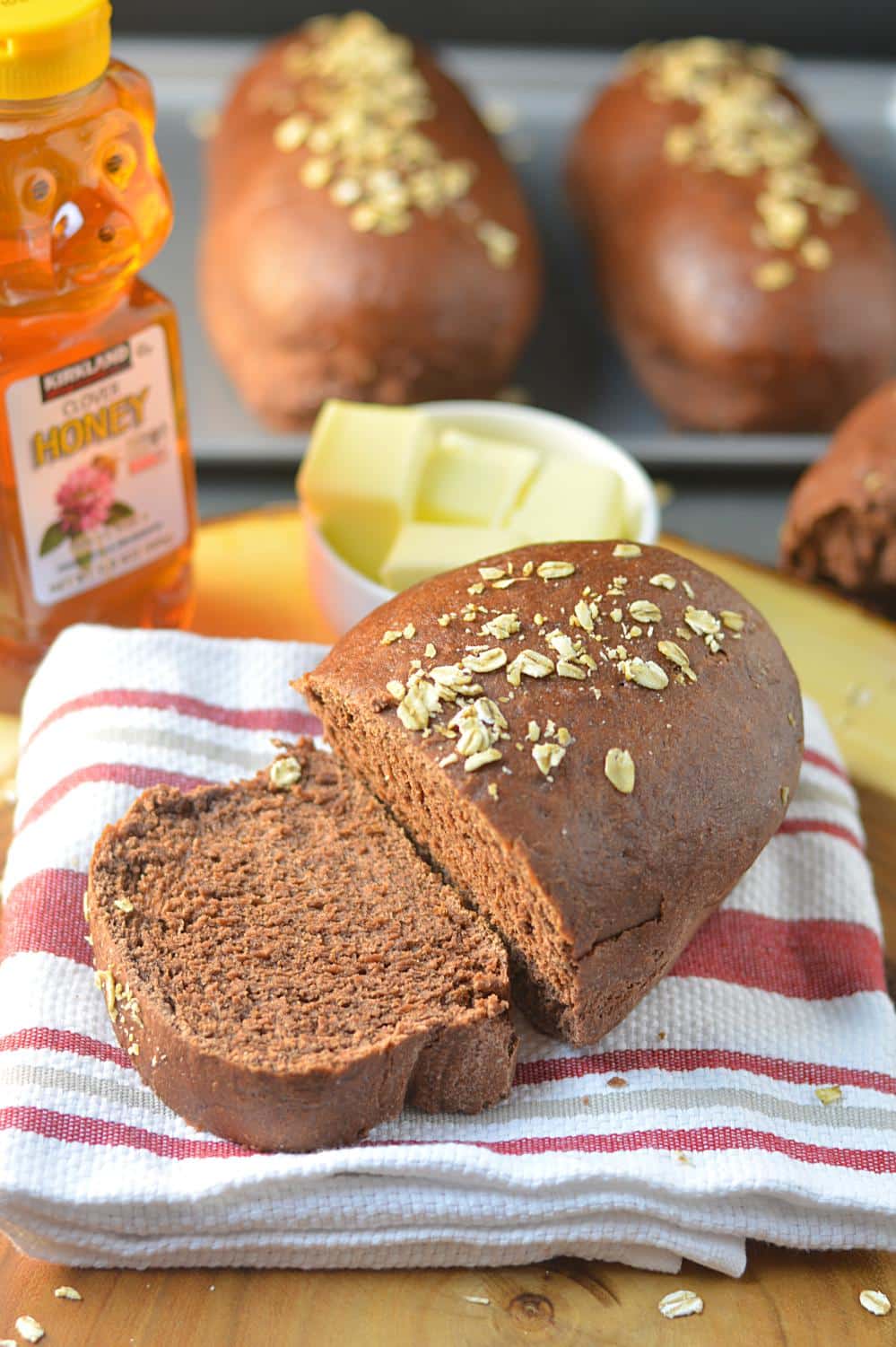 Honey wheat brown bread