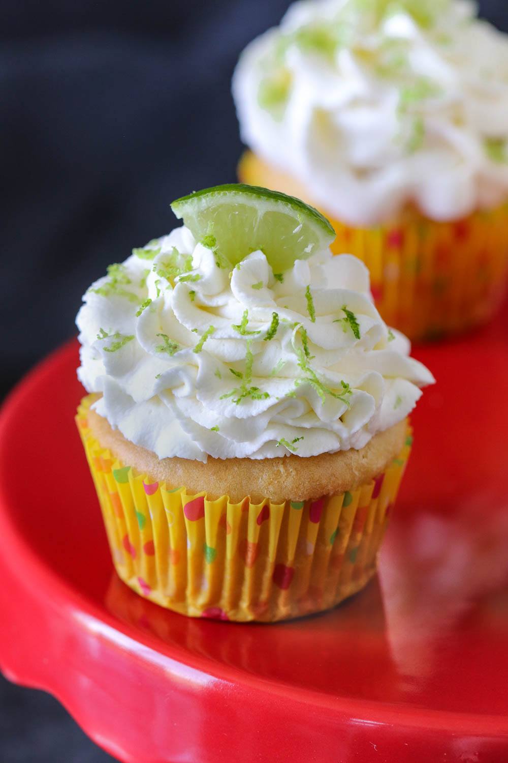 Eggless Key Lime Cupcakes, Key Lime Cupcakes without eggs