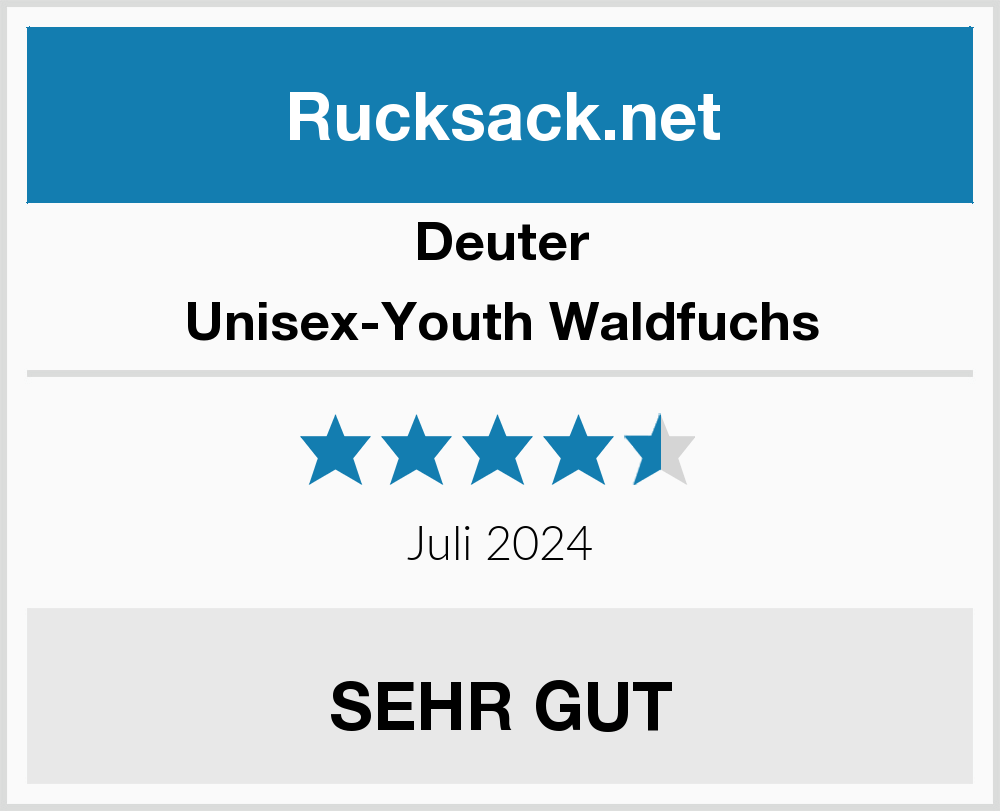 Deuter UnisexYouth Waldfuchs Rucksack Test 2021